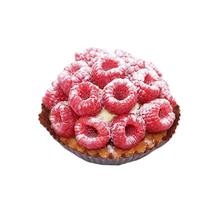 tartelette aux framboises - Le Boulanger Parisien