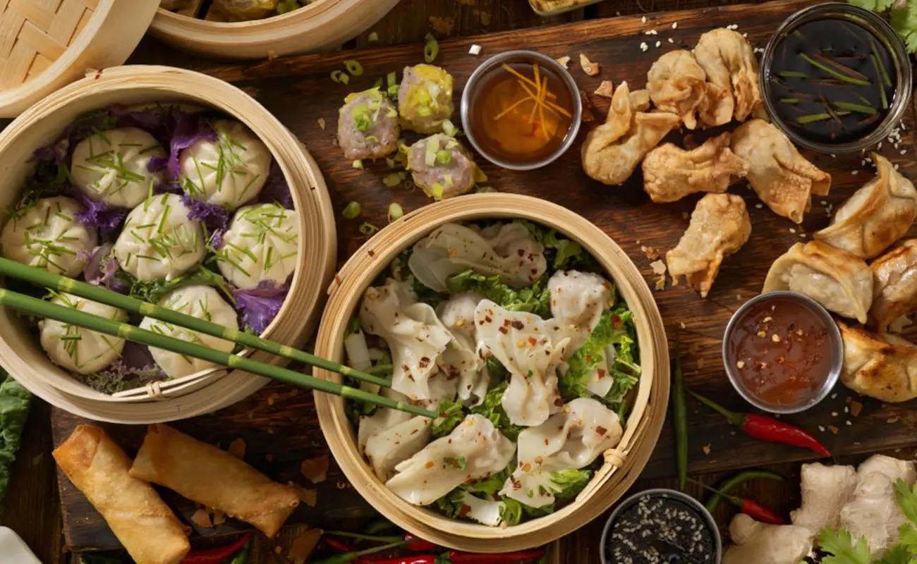 des plats de cuisine chinoise